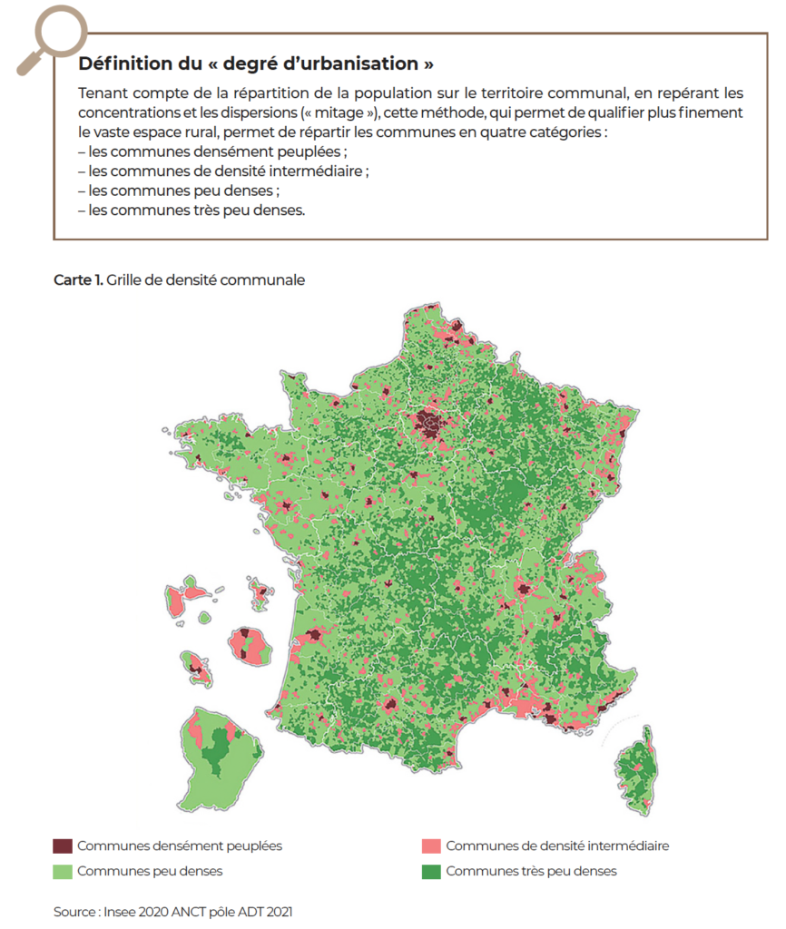 La fracture entre les zones urbaines et rurales en France